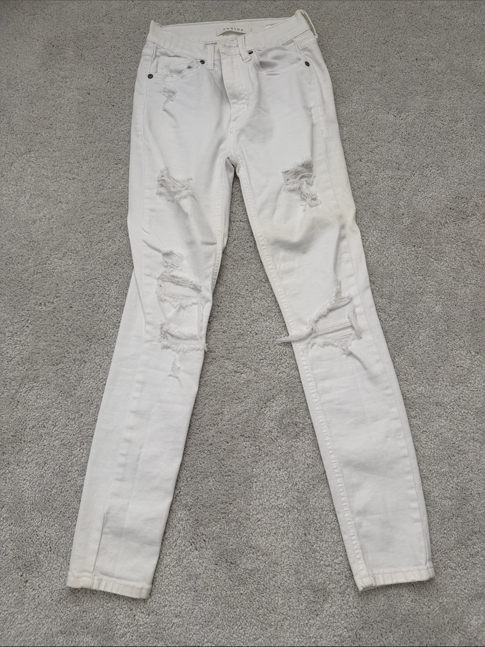 eunina Distressed Skinny Jeans